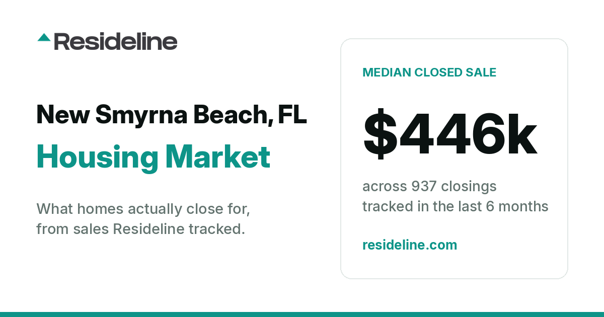New Smyrna Beach, FL Housing Market 2026: What Homes Actually Sell For