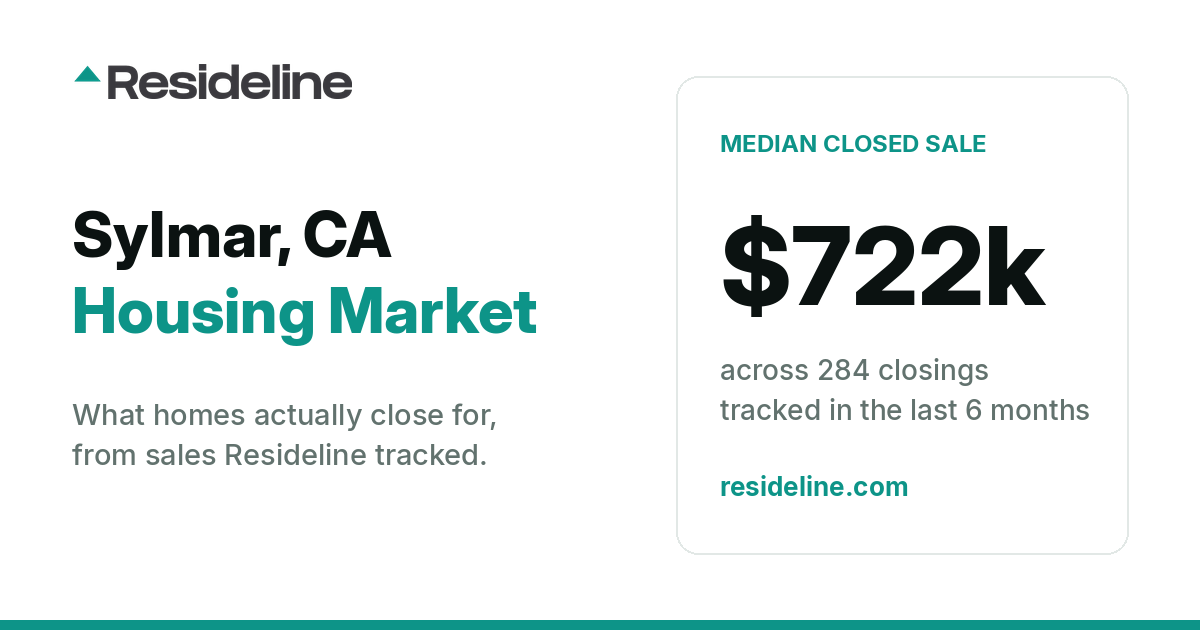 Sylmar, CA Housing Market 2026: What Homes Actually Sell For